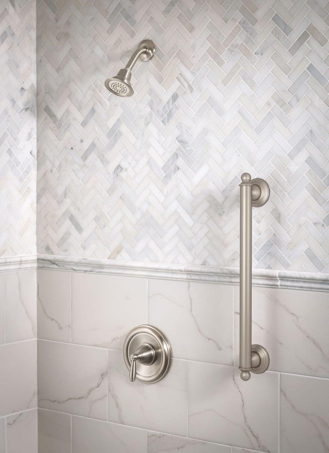 image:imageMoen Brantford Brushed Nickel Traditional 1Handle PosiTemp Pressure Balancing Valve Trim Kit Valve Required T2151BN1 Count