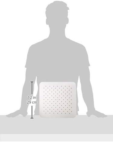 image:imageMoen Chrome Bathroom 12Inch Wide Razor Thin Rain Shower Head S100412 Inch Square