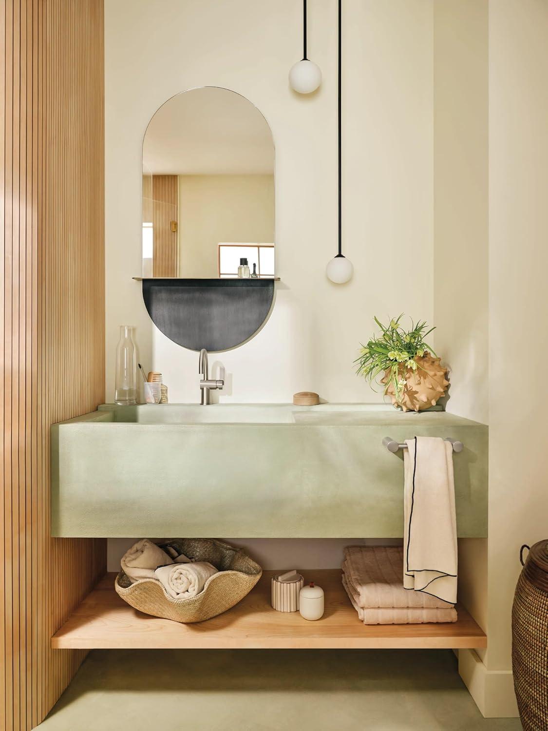 image:imageMoen Cia Matte Black Motionsense Wave Touchless Single Handle Bathroom Sink Faucet 6221EWBLBrushed Nickel