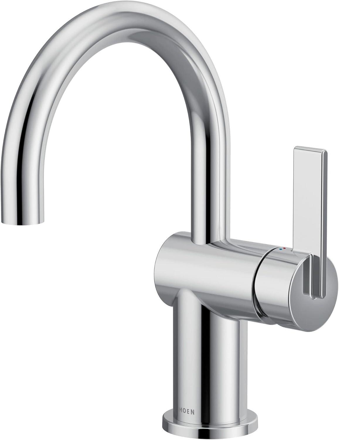 image:imageMoen Cia Matte Black Motionsense Wave Touchless Single Handle Bathroom Sink Faucet 6221EWBLChrome