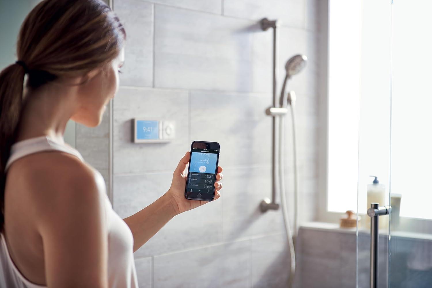 image:imageMoen EcoPerformance OilRubbed Bronze 4Spray Pattern Detachable Handheld Showerhead with 69InchLong Hose with 30Inch Slide Bar 3669EPORBBrushed Nickel