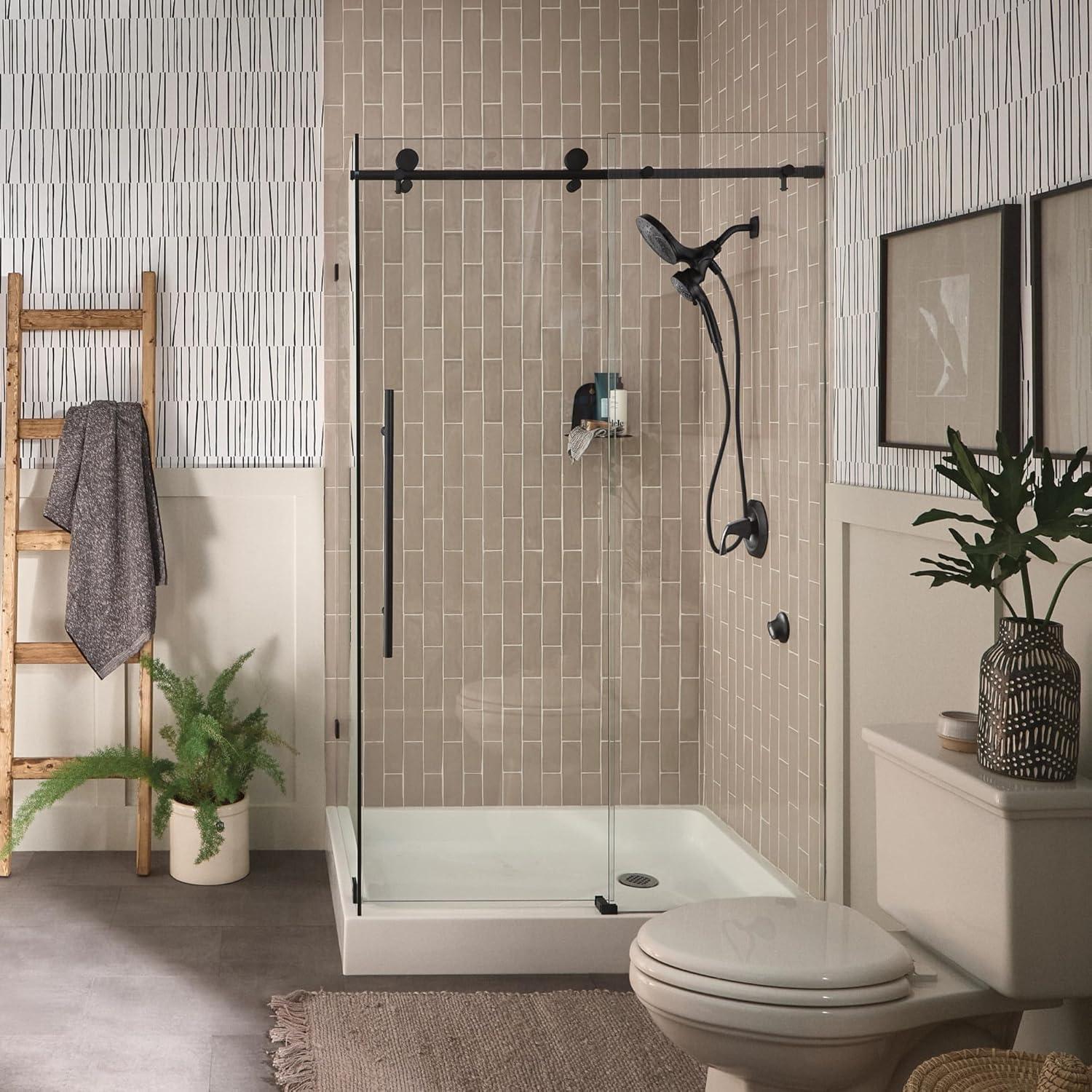 image:imageMoen Engage Chrome Magnetix 2in1 Combo Rain Showerhead with Detachable Handheld Shower Spray Featuring Magnetic Docking System 26009Matte Black