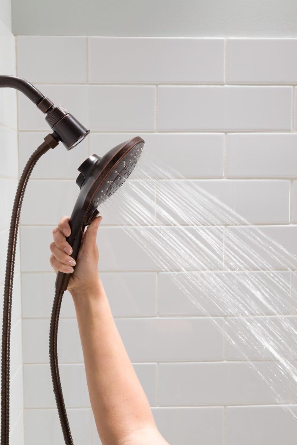 image:imageMoen Engage Magnetix SixFunction 55Inch Handheld Showerhead with Magnetic Docking System Brushed Gold 3662EPBGOil Rubbed Bronze