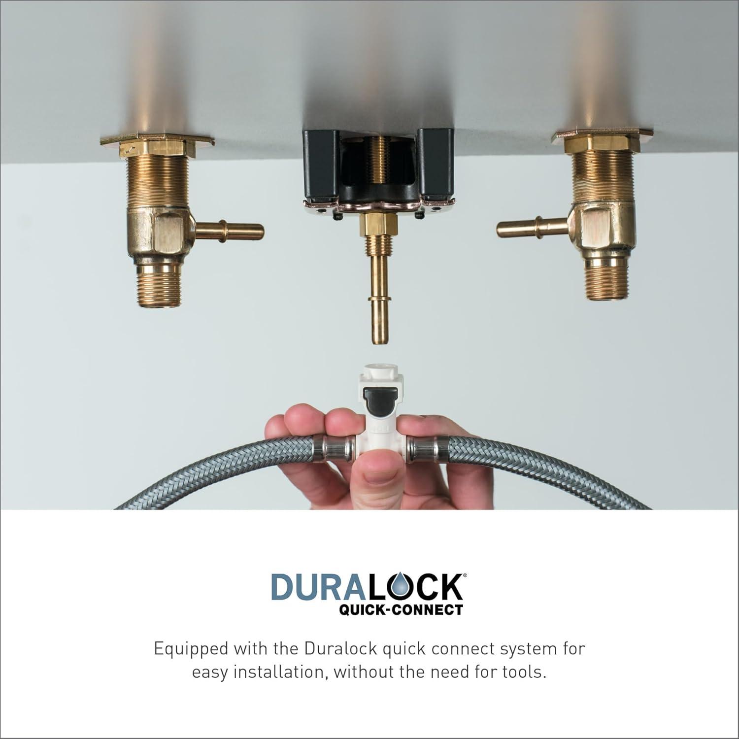 image:imageMoen Eva OilRubbed Bronze TwoHandle HighArc 8Inch Widespread Bathroom Faucet with Drain Assembly Valve Required T6420ORBOil Rubbed Bronze