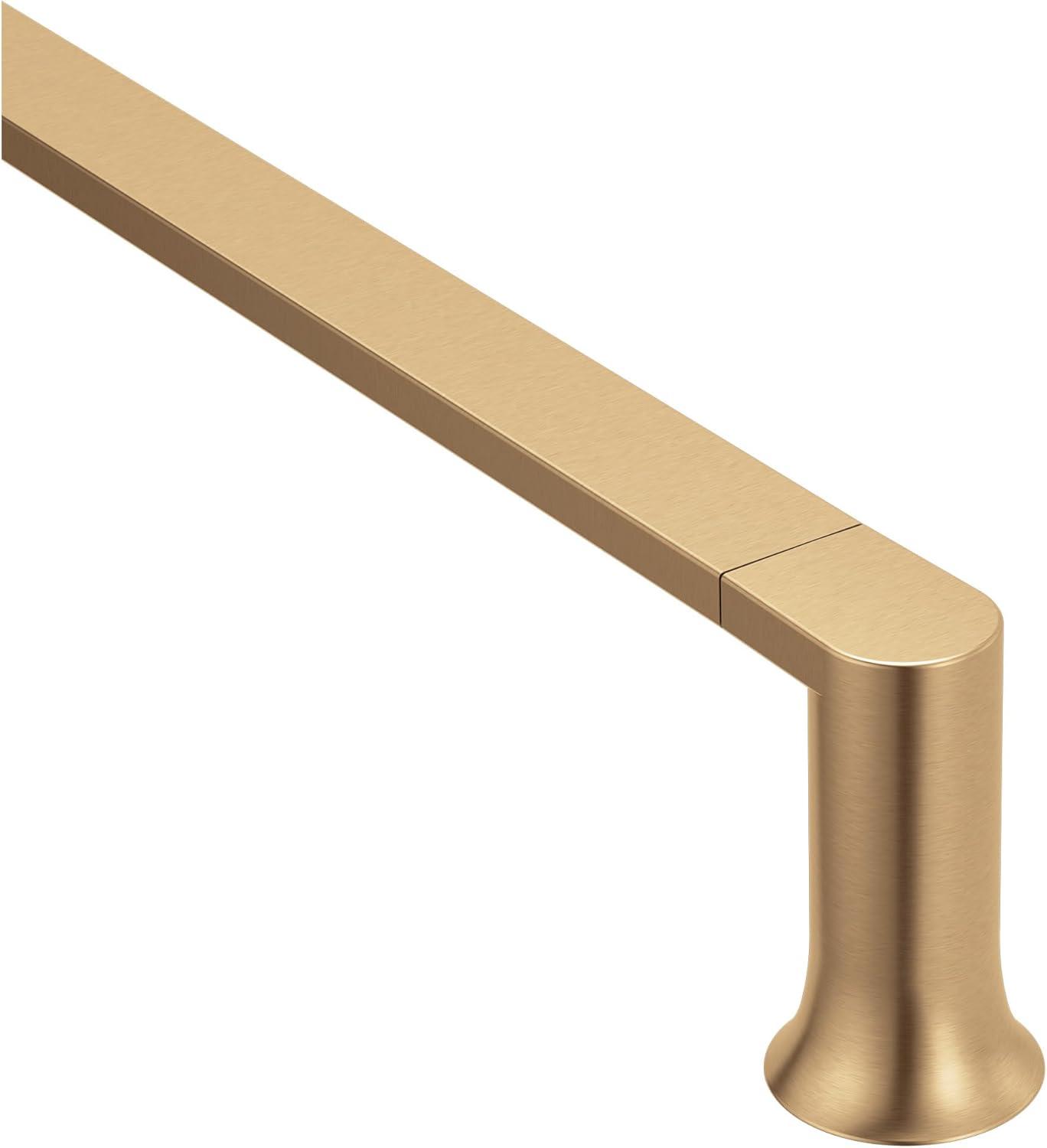 image:imageMoen Genta LX Modern Single Kitchen or Bathroom Towel Bar 24Inch Brushed Nickel BH3824BNBronzed Gold