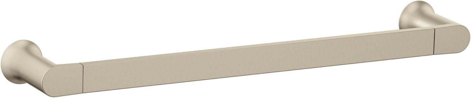 image:imageMoen Genta LX Modern Single Kitchen or Bathroom Towel Bar 24Inch Brushed Nickel BH3824BNBrushed Nickel