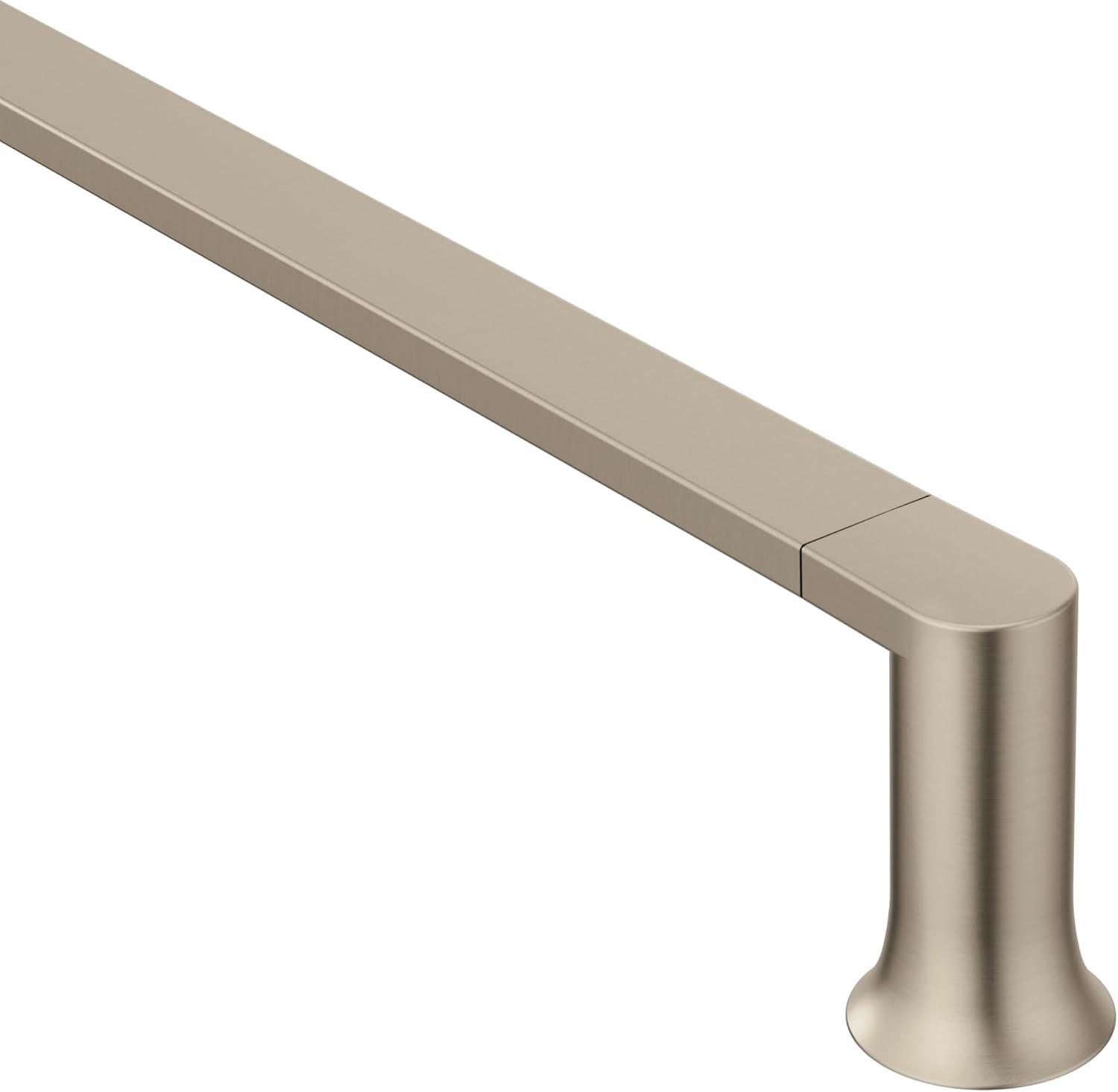 image:imageMoen Genta LX Modern Single Kitchen or Bathroom Towel Bar 24Inch Brushed Nickel BH3824BNBrushed Nickel