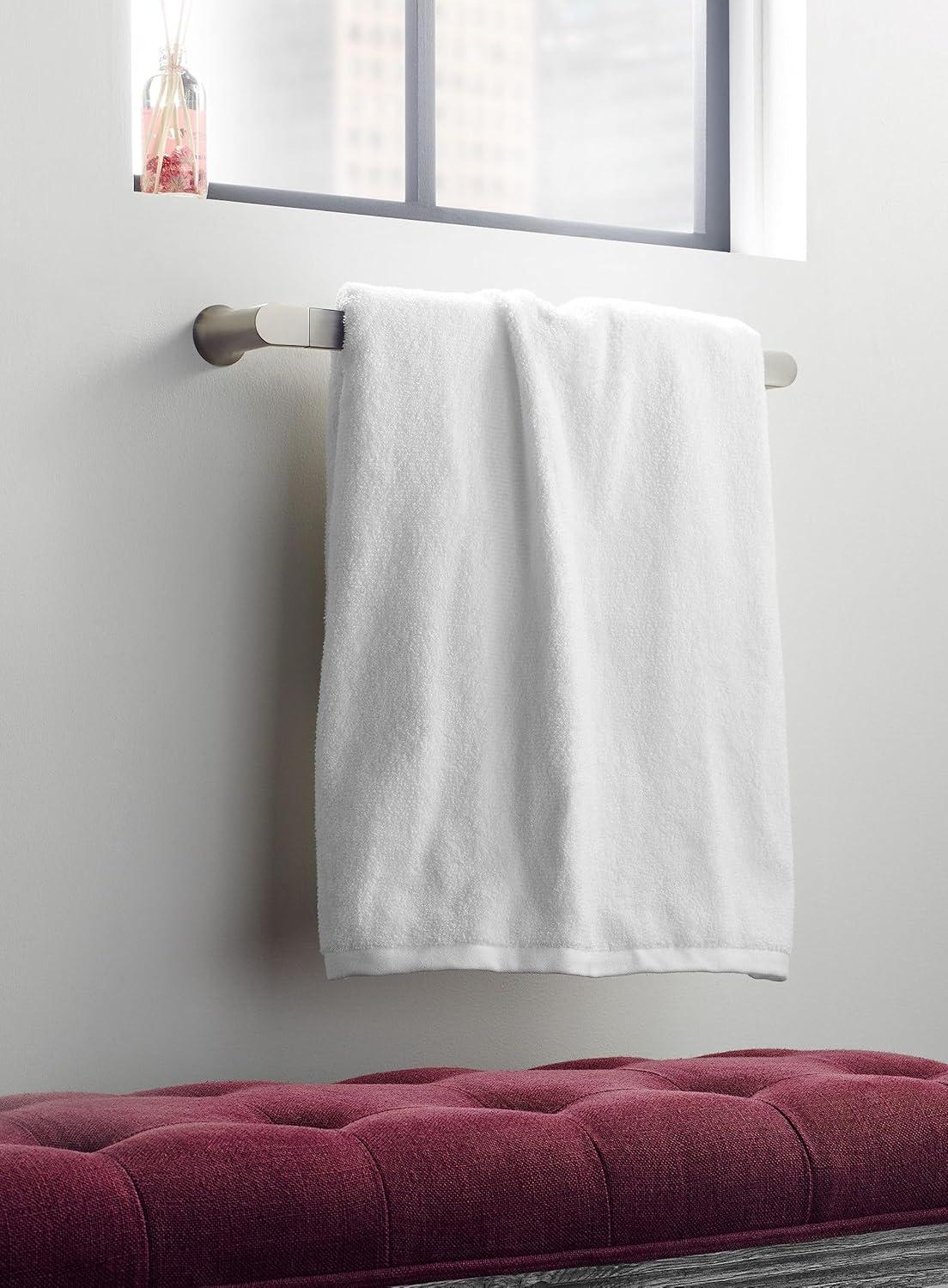image:imageMoen Genta LX Modern Single Kitchen or Bathroom Towel Bar 24Inch Brushed Nickel BH3824BNBrushed Nickel