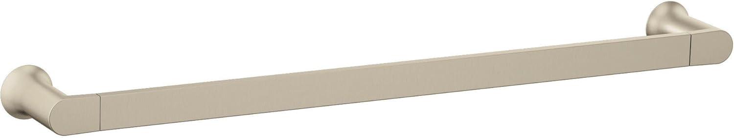 image:imageMoen Genta LX Modern Single Kitchen or Bathroom Towel Bar 24Inch Brushed Nickel BH3824BNBrushed Nickel