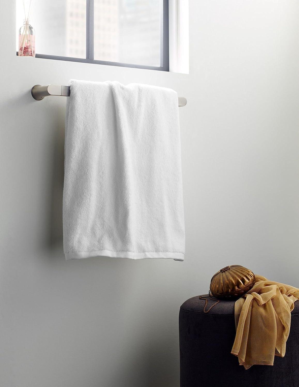 image:imageMoen Genta LX Modern Single Kitchen or Bathroom Towel Bar 24Inch Brushed Nickel BH3824BNBrushed Nickel