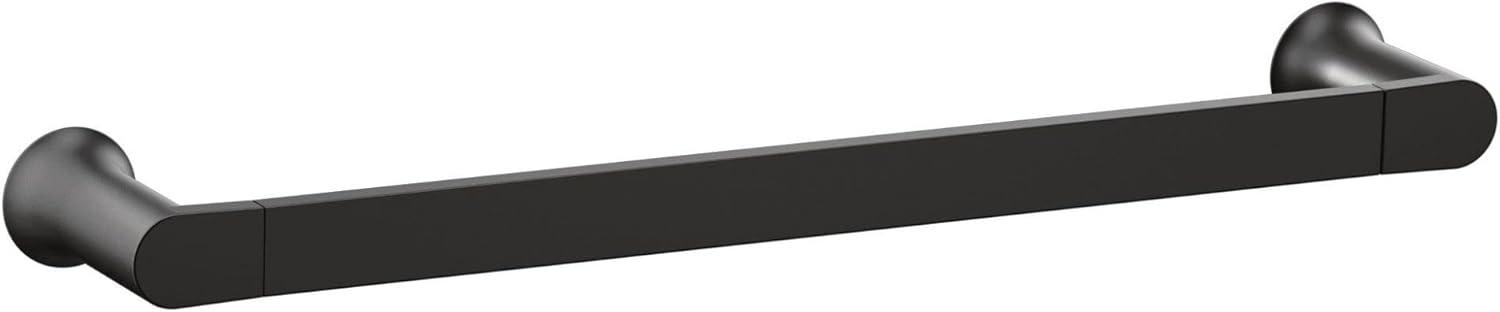 image:imageMoen Genta LX Modern Single Kitchen or Bathroom Towel Bar 24Inch Brushed Nickel BH3824BNMatte Black