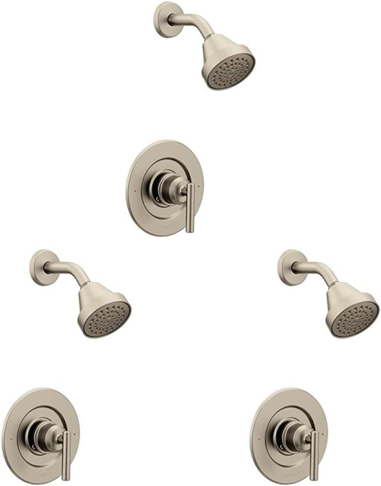 image:imageMoen Gibson Chrome PosiTemp Pressure Balancing EcoPerformance Modern Shower Trim Valve Required T2902EPBrushed Nickel
