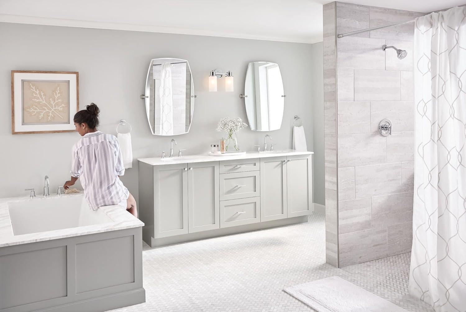 image:imageMoen Gibson Chrome PosiTemp PressureBalancing Modern Valve Handle Only Trim Valve Required T2901Chrome