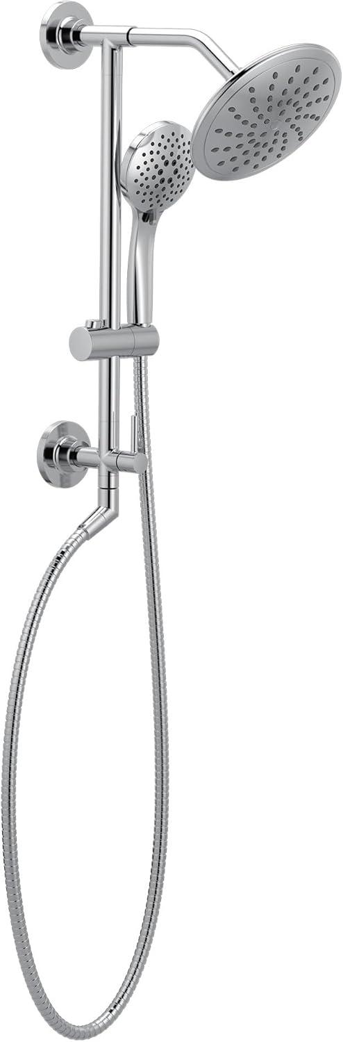 image:imageMoen Matte Black 8Inch Wide Fixed Rainshower Rain Showerhead for Tub and Shower 6345BLChrome