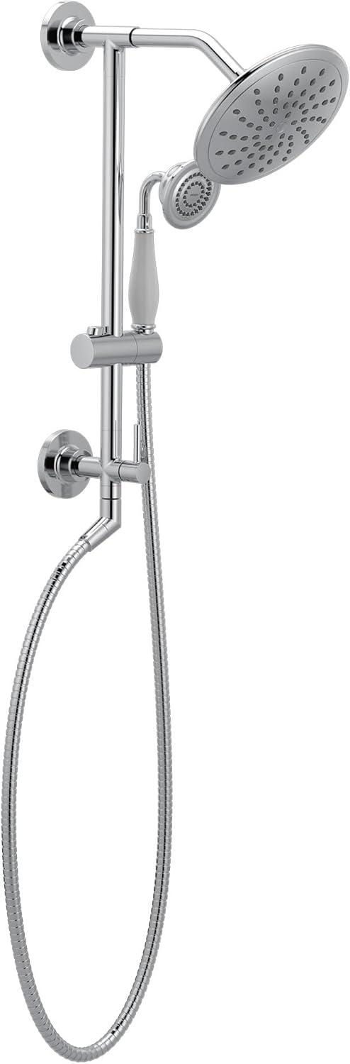 image:imageMoen Matte Black 8Inch Wide Fixed Rainshower Rain Showerhead for Tub and Shower 6345BLChrome