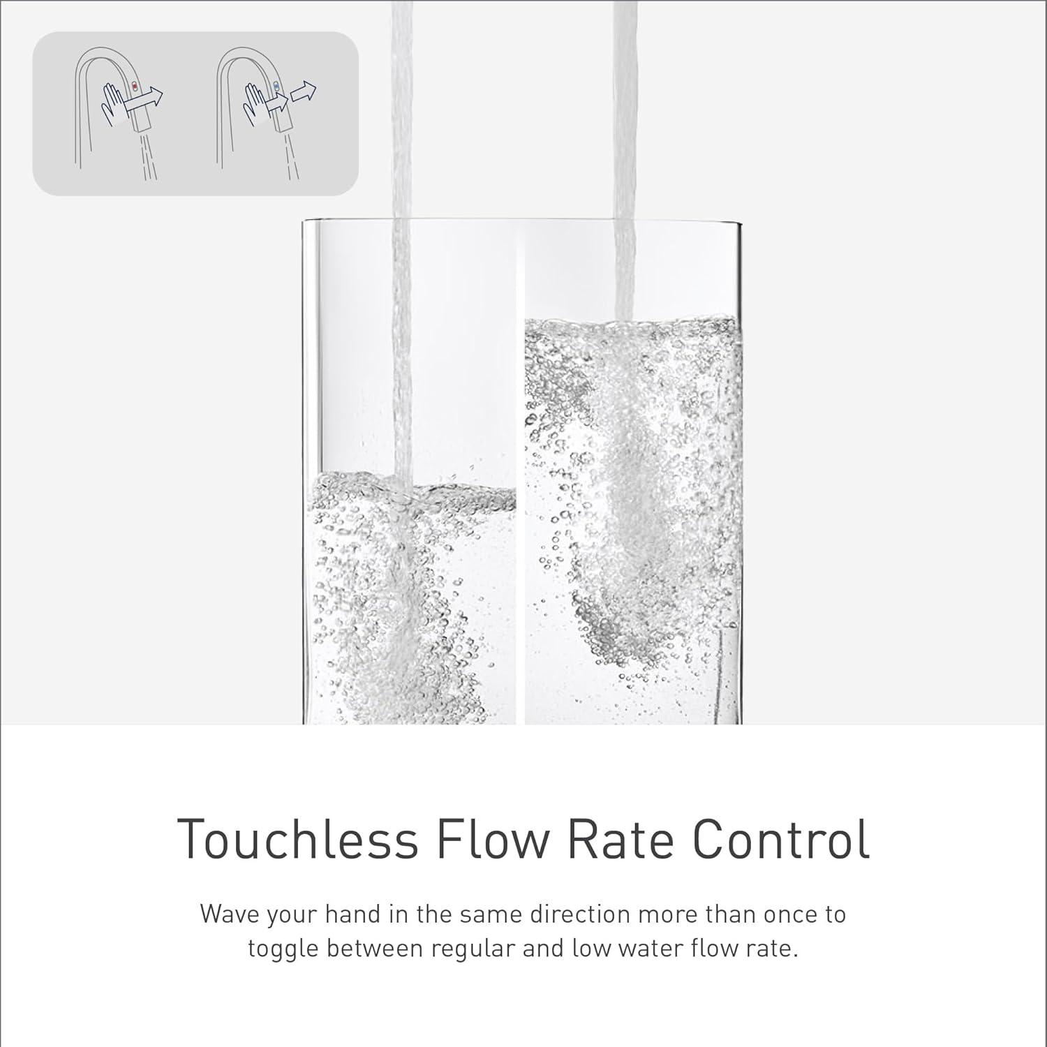 image:imageMoen Paterson Matte Black Water Filtration OneHandle High Arc Pulldown Kitchen Faucet Water Filter for Sink Faucet Sold Separately FS72003BLChrome
