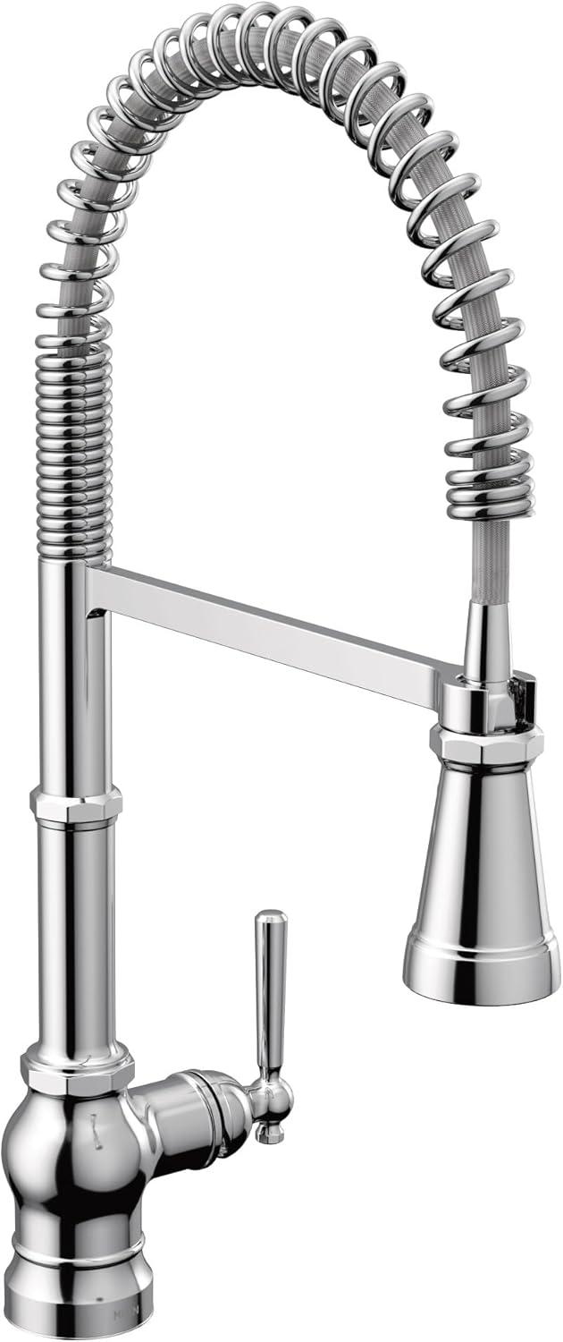 image:imageMoen Paterson Matte Black Water Filtration OneHandle High Arc Pulldown Kitchen Faucet Water Filter for Sink Faucet Sold Separately FS72003BLChrome