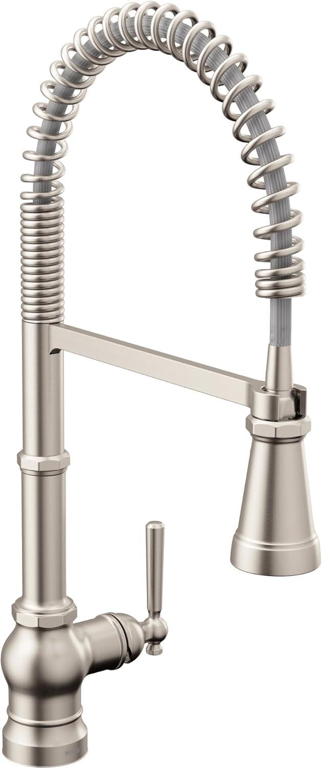 image:imageMoen Paterson Matte Black Water Filtration OneHandle High Arc Pulldown Kitchen Faucet Water Filter for Sink Faucet Sold Separately FS72003BLSpot Resist Stainless