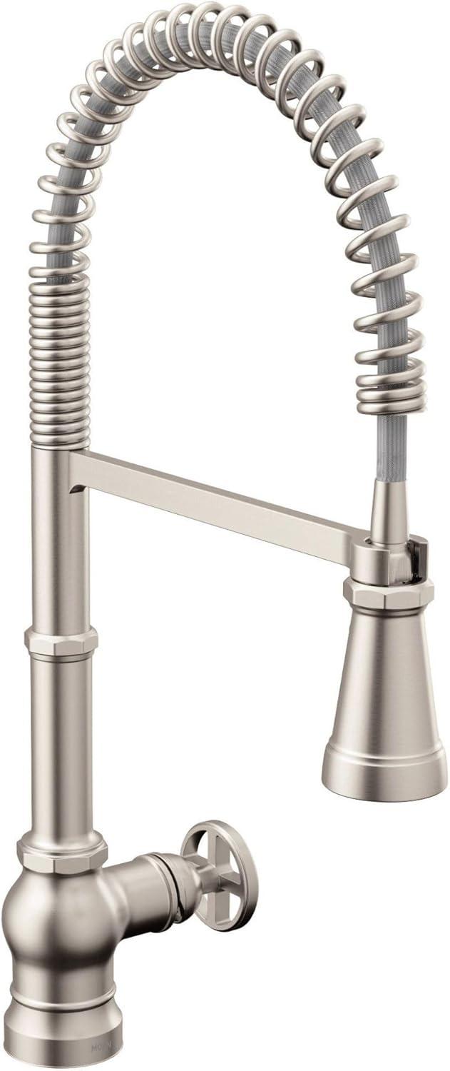 image:imageMoen Paterson Matte Black Water Filtration OneHandle High Arc Pulldown Kitchen Faucet Water Filter for Sink Faucet Sold Separately FS72003BLSpot Resist Stainless