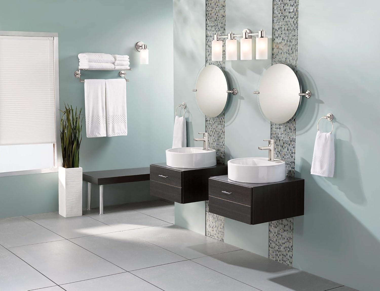 image:imageMoen Rizon Matte Black OneHandle Modern Bathroom Faucet with Drain Assembly 6900BLChrome