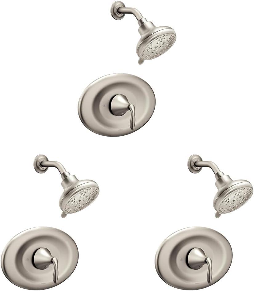 image:imageMoen T2138EPBN Eva PosiTemp EcoPerformance Shower Trim Kit Valve Required Brushed NickelBrushed Nickel