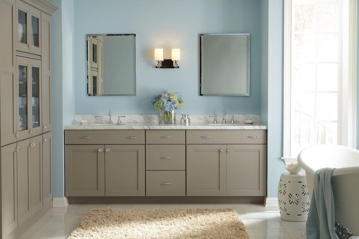 image:imageMoen Wynford Chrome TwoHandle Widespread HighArc Bathroom Faucet with Lever Handles Valve Required T4520Chrome