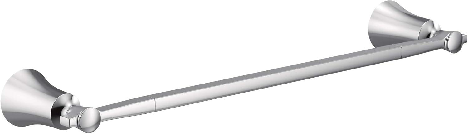 image:imageMoen YB0318CH Flara 18Inch Single Towel Bar ChromeChrome