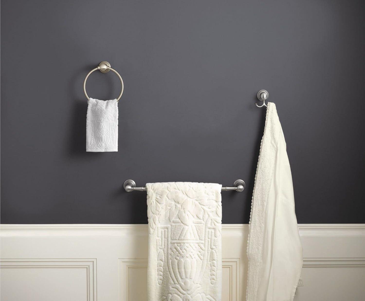 image:imageMoen YB8424BG Weymouth 24Inch Single Towel Bar Brushed GoldChrome