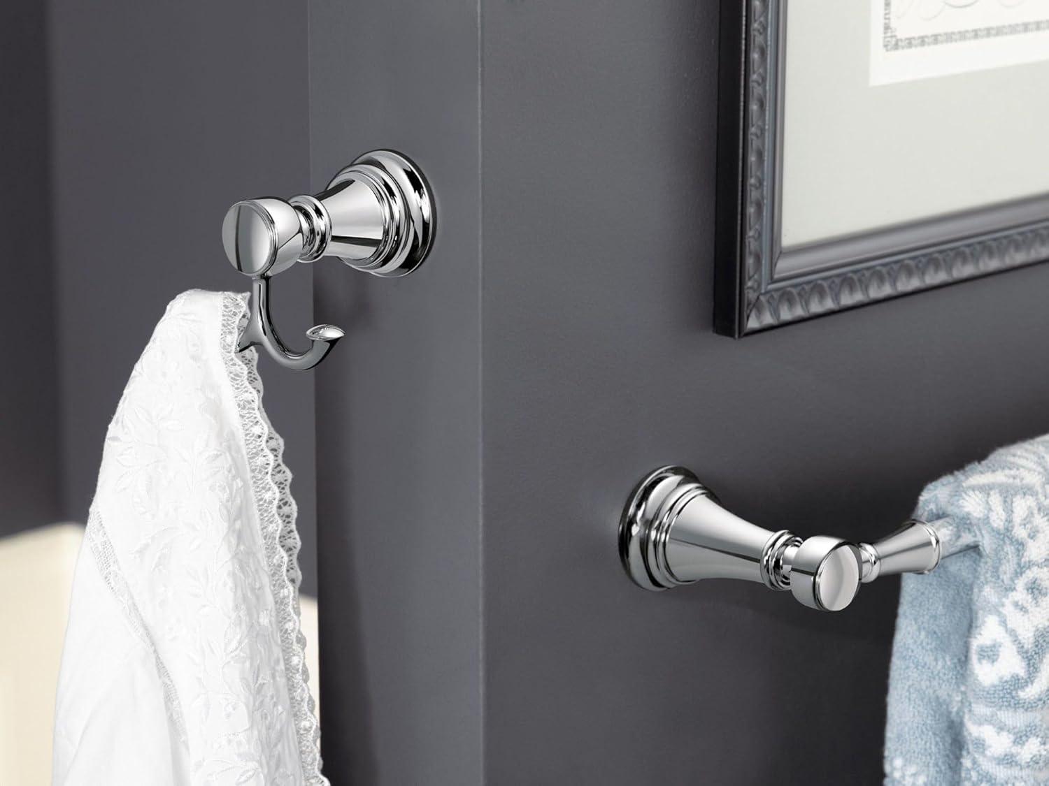 image:imageMoen YB8424BG Weymouth 24Inch Single Towel Bar Brushed GoldChrome