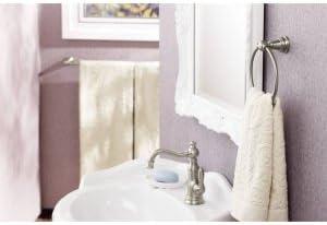 image:imageMoen YB8424BG Weymouth 24Inch Single Towel Bar Brushed GoldOil Rubbed Bronze