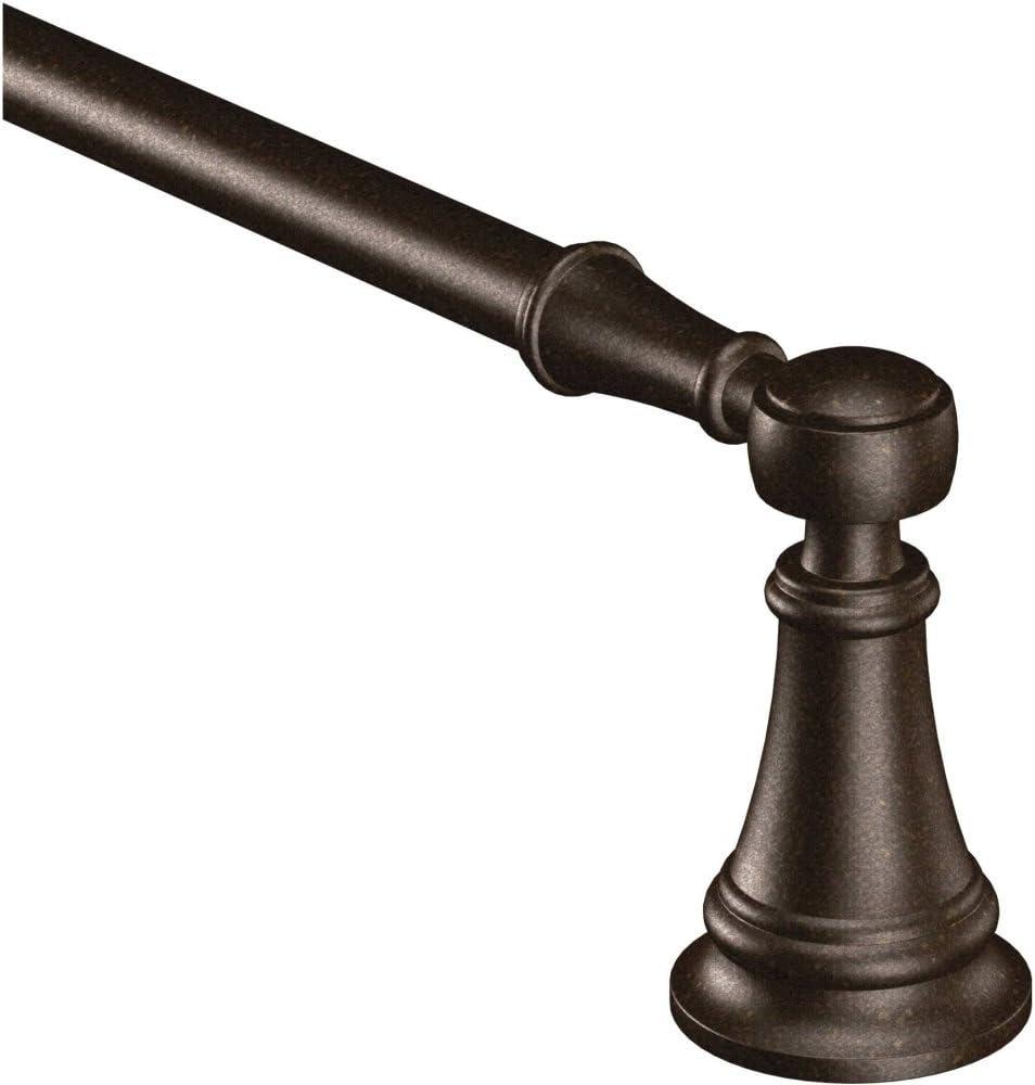 image:imageMoen YB8424BG Weymouth 24Inch Single Towel Bar Brushed GoldOil Rubbed Bronze