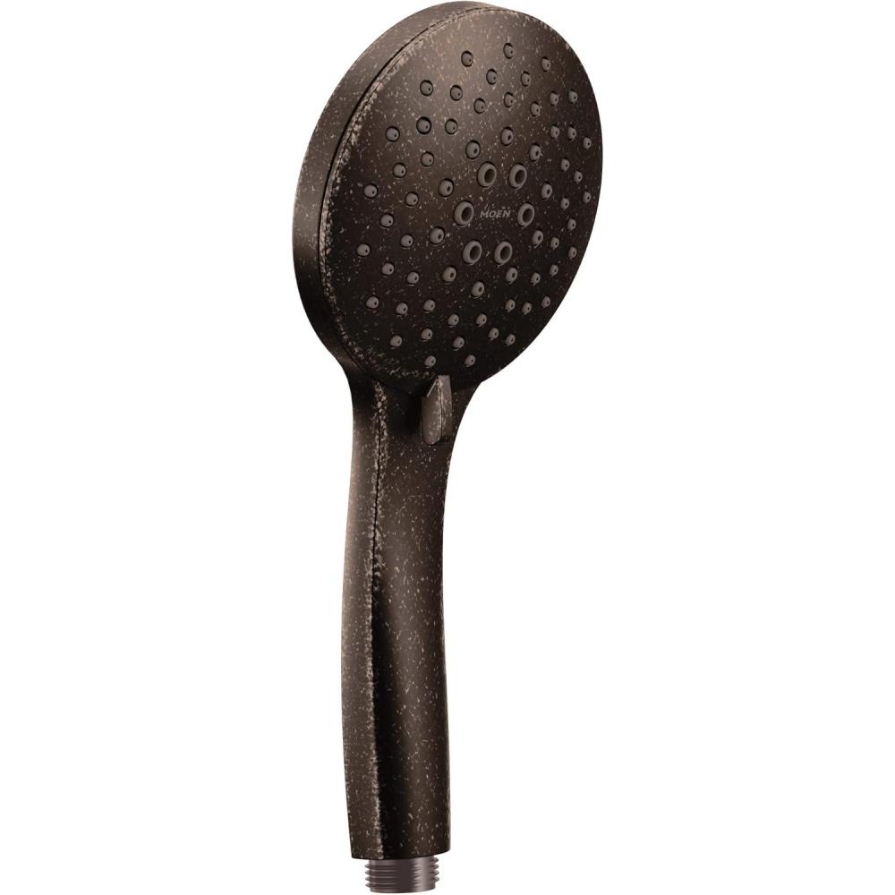 image:imageMoen 189315ORB EcoPerformance Handheld Shower Head HighPressure Handshower with Five Function Spray Jet Oil Rubbed Bronze