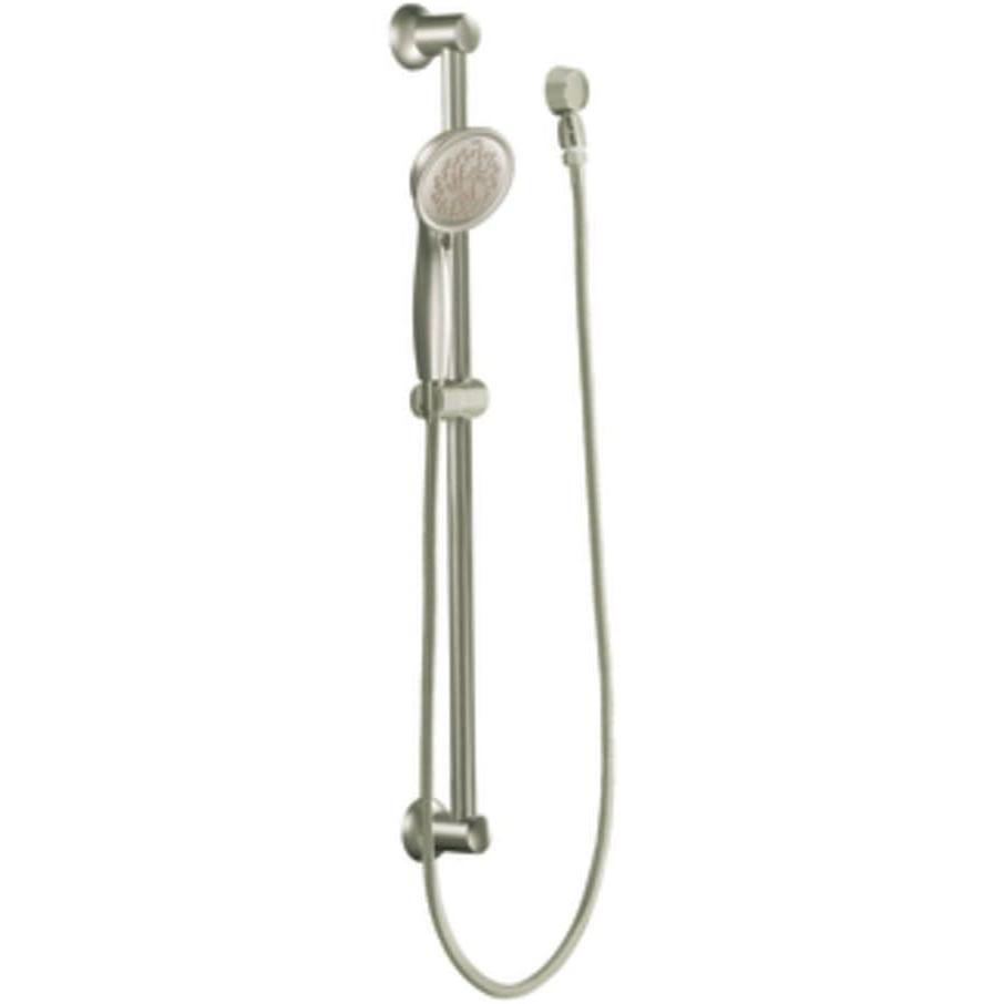 image:imageMoen 3863EPBN Envi EcoPerformance Handheld Shower with 30 Slide Bar Brushed NickelBrushed Nickel