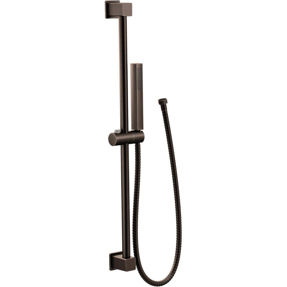 image:imageMoen 3988EPBN OneFunction EcoPerformance Modern Handshower with 30Inch Slide Bar and 69Inch Hose Brushed NickelOil Rubbed Bronze