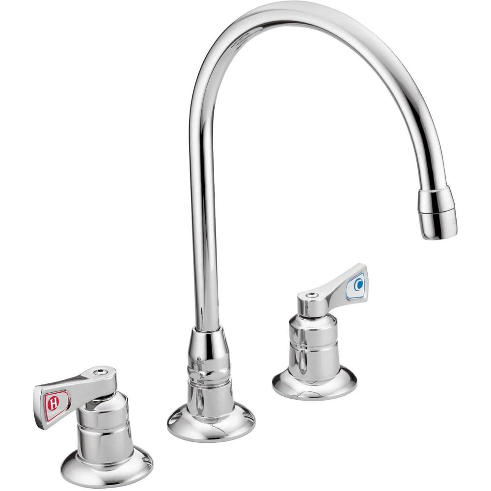 image:imageMoen 8227 Commercial MDura Widespread Kitchen Faucet 22 gpm Chrome
