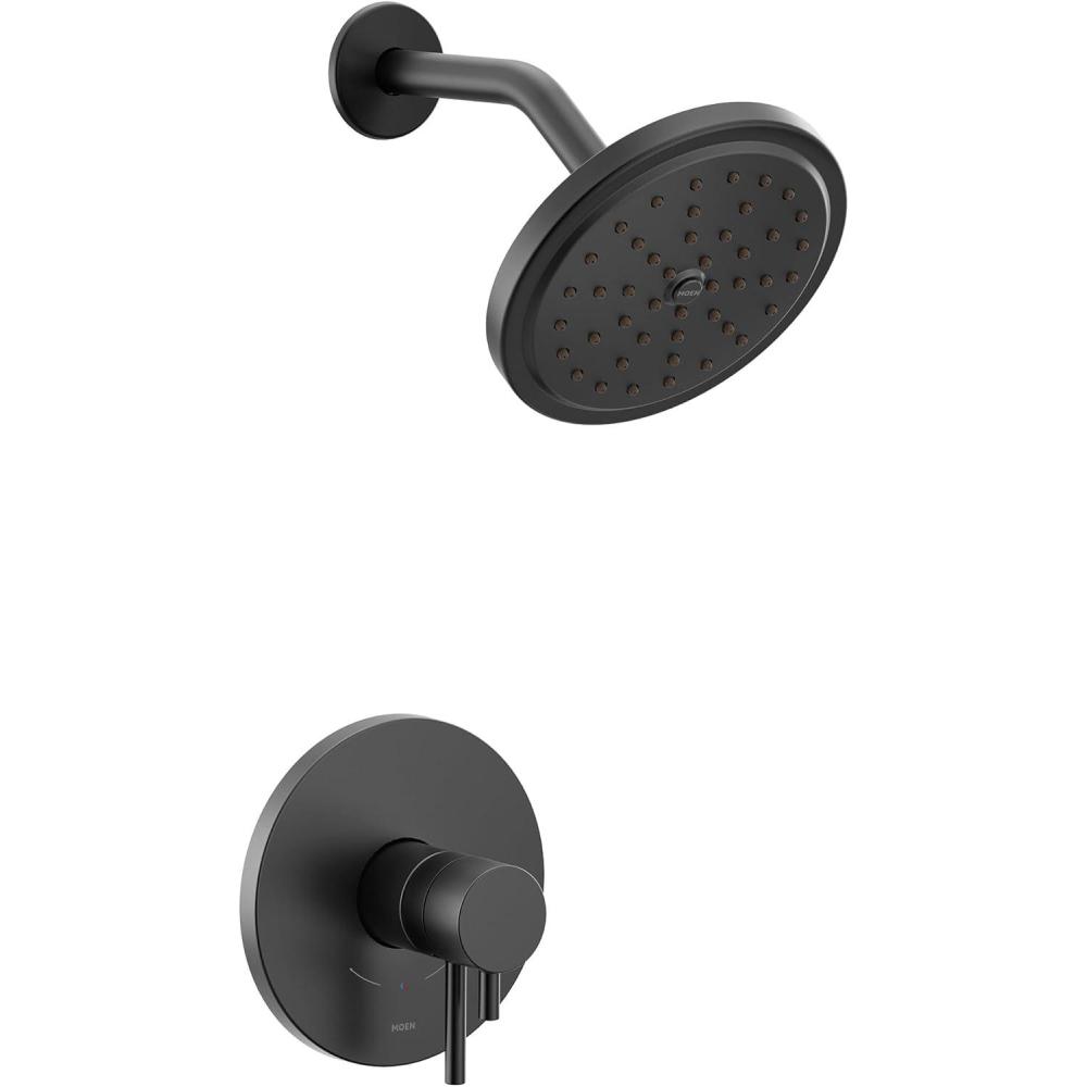 image:imageMoen Align Brushed Gold MCORE 4Series Thermostatic Shower Trim Valve Required UT4292EPBBGMatte Black
