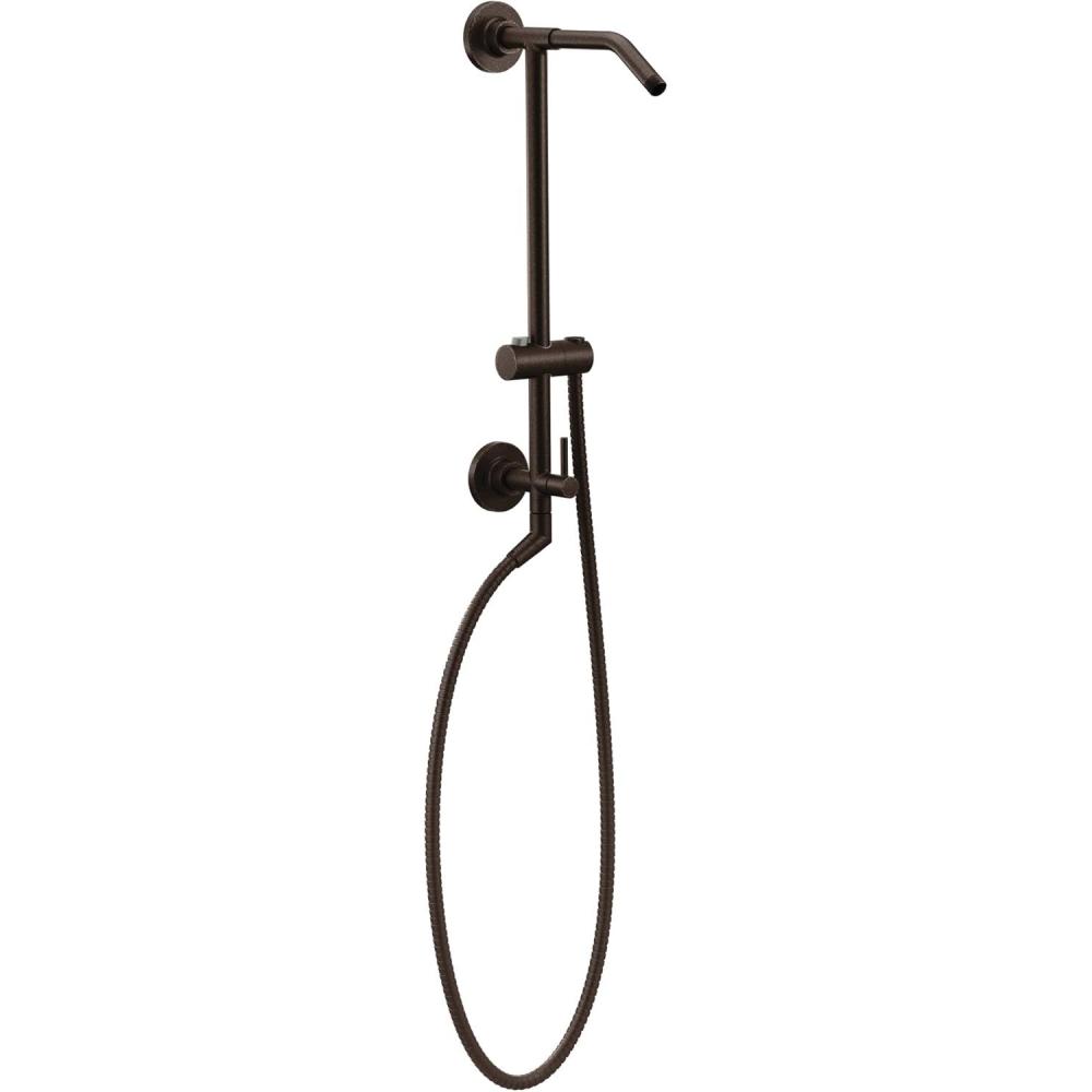 image:imageMoen Annex Brushed Nickel Shower Slidebar and Shower Hose System Trim Valve Required TS3661NHBNOil Rubbed Bronze
