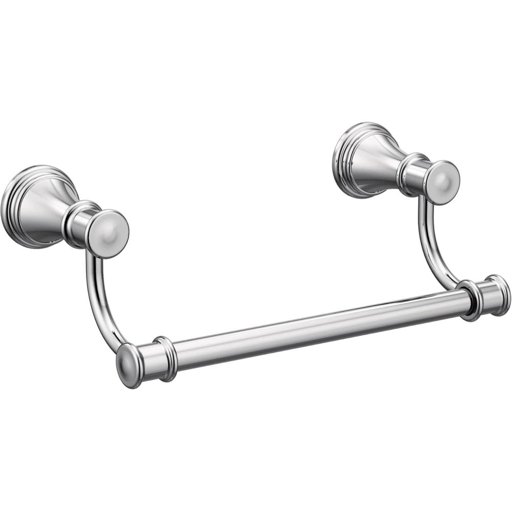image:imageMoen Belfield Oil Rubbed Bronze 9Inch Bathroom Hand Towel Bar YB6486ORBChrome