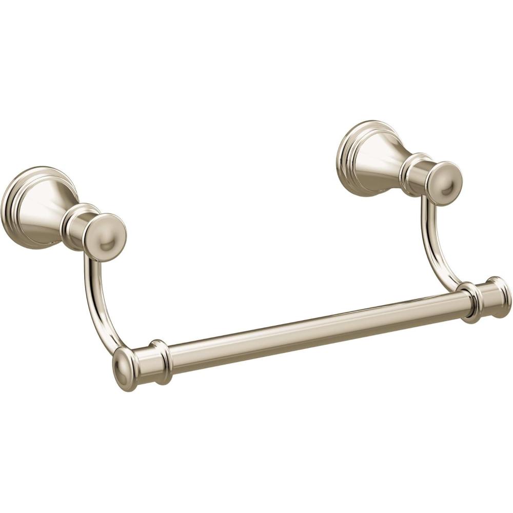 image:imageMoen Belfield Oil Rubbed Bronze 9Inch Bathroom Hand Towel Bar YB6486ORBPolished Nickel