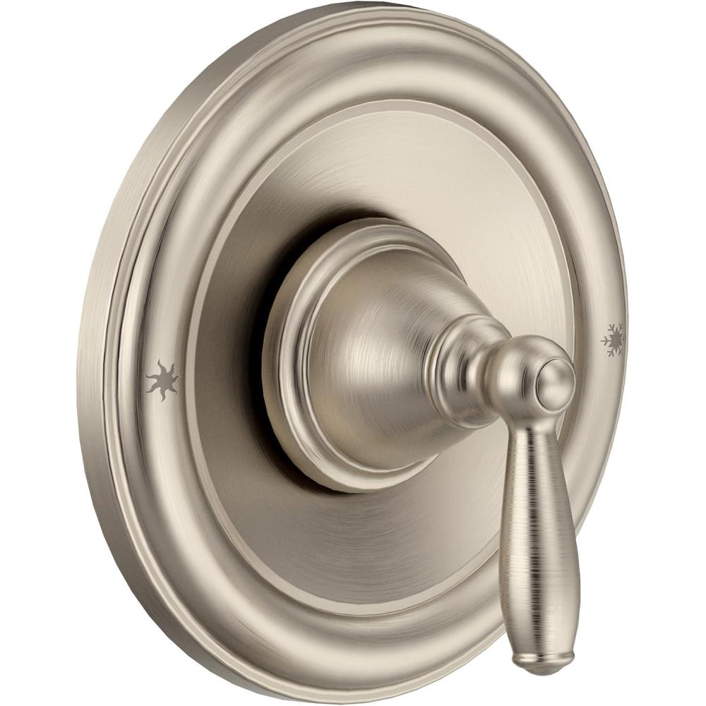 image:imageMoen Brantford Brushed Nickel Traditional 1Handle PosiTemp Pressure Balancing Valve Trim Kit Valve Required T2151BN1 Count