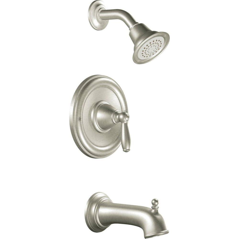image:imageMoen Brantford Oil Rubbed Bronze PosiTemp Pressure Balancing Shower Valve Trim Kit Valve Required T2153ORBBrushed Nickel