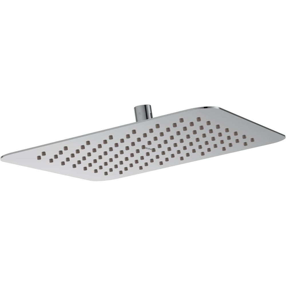 image:imageMoen Chrome Bathroom 12Inch Wide Razor Thin Rain Shower Head S100412 Inch Square