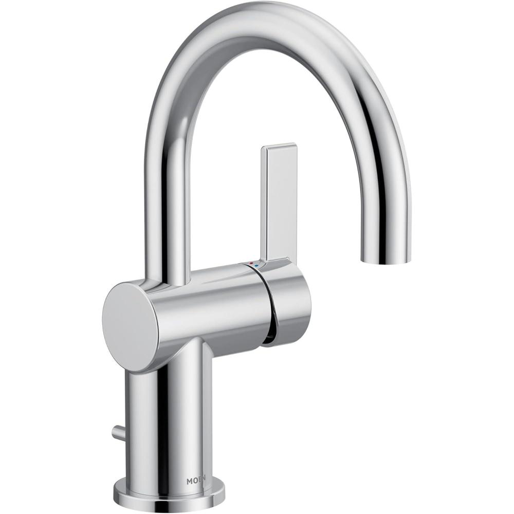image:imageMoen Cia Matte Black Motionsense Wave Touchless Single Handle Bathroom Sink Faucet 6221EWBLChrome