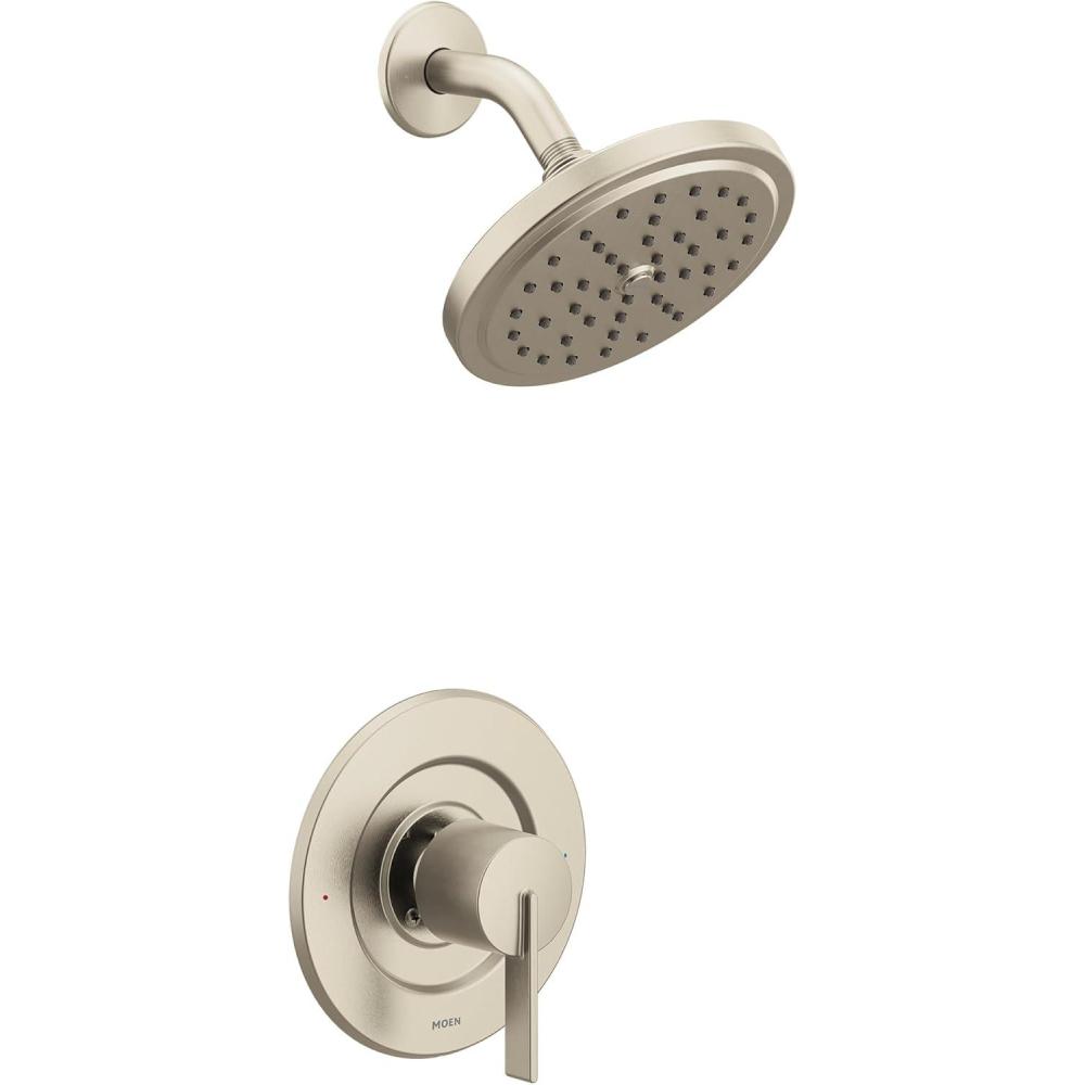 image:imageMoen Cia T2262EPBL PosiTemp Rain Shower 1Handle with EcoPerformance Shower Only Faucet Trim Kit Valve RequiredBrushed Nickel