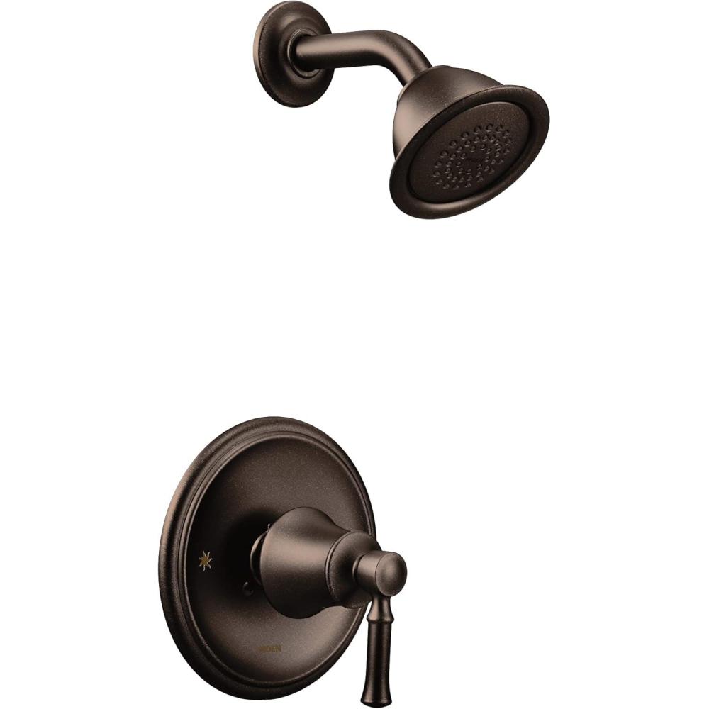 image:imageMoen Dartmoor Oil Rubbed Bronze PosiTemp Bathroom Tub Faucet Trim Only Kit T2182ORBBronze