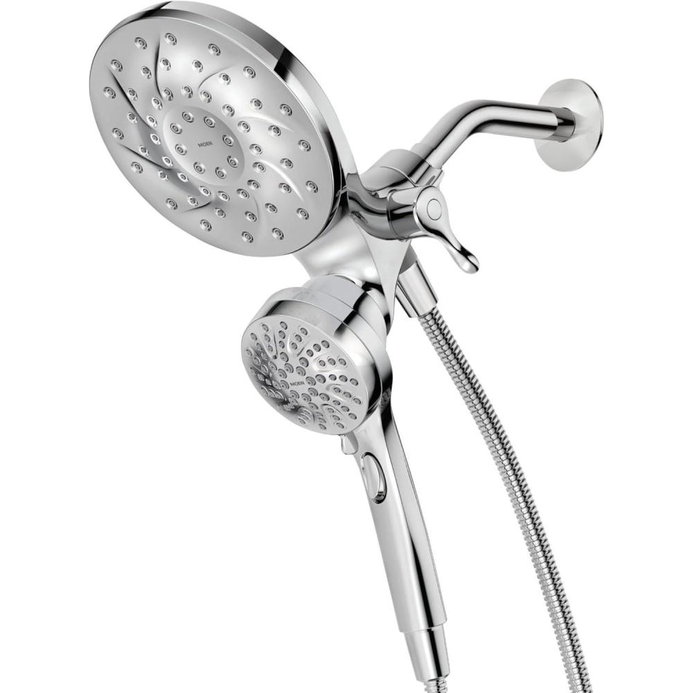 image:imageMoen Engage Chrome Magnetix 2in1 Combo Rain Showerhead with Detachable Handheld Shower Spray Featuring Magnetic Docking System 26009Chrome