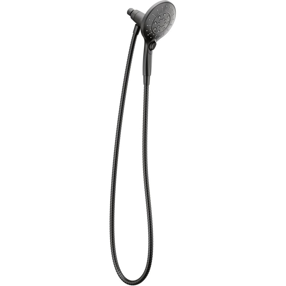 image:imageMoen Engage Magnetix SixFunction 55Inch Handheld Showerhead with Magnetic Docking System Brushed Gold 3662EPBGMatte Black
