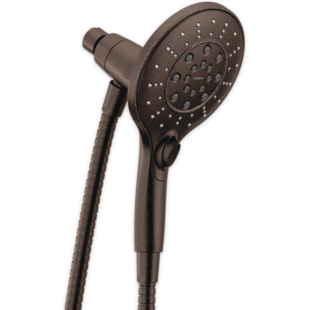 image:imageMoen Engage Magnetix SixFunction 55Inch Handheld Showerhead with Magnetic Docking System Brushed Gold 3662EPBGOil Rubbed Bronze