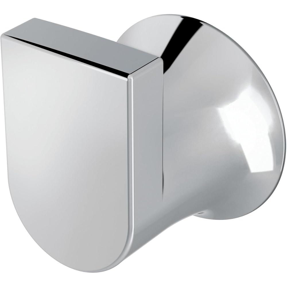 image:imageMoen Genta LX Modern Single Robe Hook or Towel Hanger for Kitchen or Bathroom Brushed Nickel BH3803BNChrome