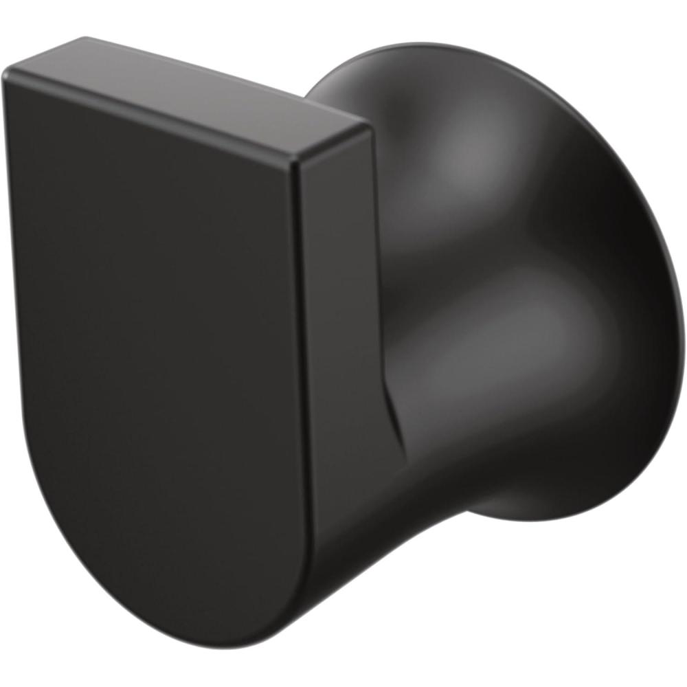 image:imageMoen Genta LX Modern Single Robe Hook or Towel Hanger for Kitchen or Bathroom Brushed Nickel BH3803BNMatte Black